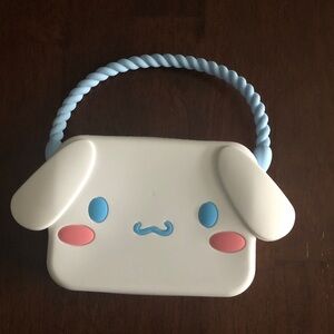 Charming White and Blue Kids Bag